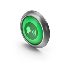 Dialogue Green Icon Button PNG & PSD Images