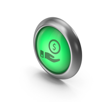 Give money Green Icon Button PNG & PSD Images