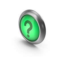 Question Mark Green Icon Button PNG & PSD Images