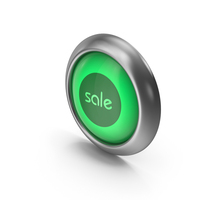 Sale Green Icon Button PNG & PSD Images