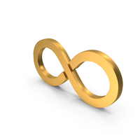 Gold Infinity Icon PNG & PSD Images
