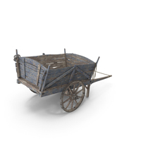 Wooden Medieval Cart PNG & PSD Images