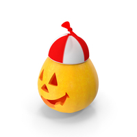 Halloween Pumpkin With Hat PNG & PSD Images