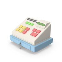Cartoon Cash Register PNG & PSD Images