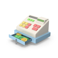 Cartoon Cash Register PNG & PSD Images