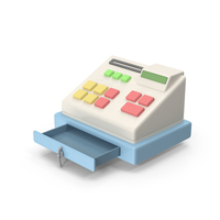 Cartoon Cash Register PNG & PSD Images