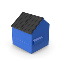 Blue Dumpster PNG & PSD Images