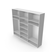 White Wardrobe Carcass PNG & PSD Images
