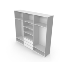 White Wardrobe Carcass PNG & PSD Images