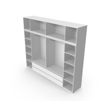 White Wardrobe Carcass PNG & PSD Images