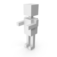 White Stylized Human PNG & PSD Images