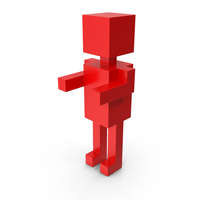 Red Stylized Human PNG & PSD Images