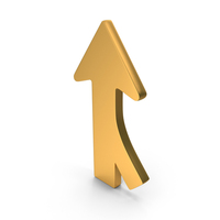 Gold Merge Arrow Icon PNG & PSD Images
