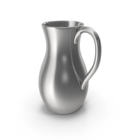 Silver Water Jug PNG & PSD Images