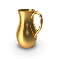 Gold Water Jug PNG & PSD Images