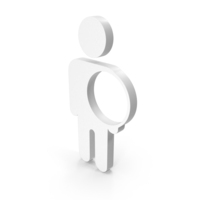 Empty Circle Man Standing PNG & PSD Images