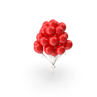 Bunch of Balloons Red PNG & PSD Images