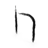 N Letter Cyber Cable Alphabet Small PNG & PSD Images