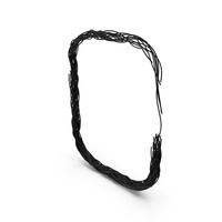 O Letter Cyber Cable Alphabet PNG & PSD Images