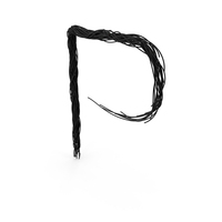 P Letter Cyber Cable Alphabet PNG & PSD Images