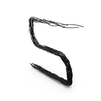 S Letter Cyber Cable Alphabet Small PNG & PSD Images