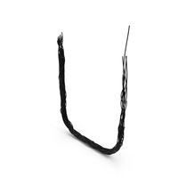 Cable Letter U PNG & PSD Images