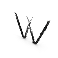 Cable Small Letter W PNG & PSD Images