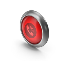 Viber Red Icon Button PNG & PSD Images