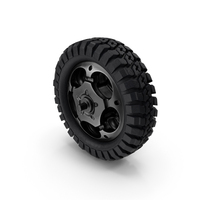 E-Scooter Offroad Front Wheel PNG & PSD Images