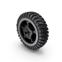 E Scooter Offroad Rear Wheel PNG & PSD Images