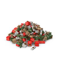 Gift Box Pile PNG & PSD Images