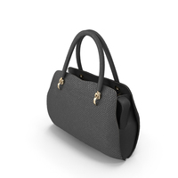 Black Leather Women Bag PNG & PSD Images
