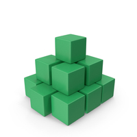 Set Of Plastic Cubes PNG & PSD Images