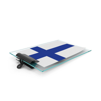 Finland Flag Paper On Pad PNG & PSD Images