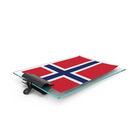 Norway Flag Paper On Pad PNG & PSD Images