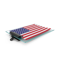 United States Flag Paper On Pad PNG & PSD Images