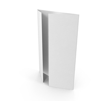 Brochure Open Gate Fold Blank PNG & PSD Images