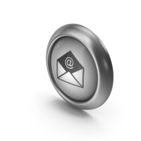 Mail Greyscale Icon Button PNG & PSD Images