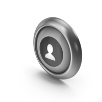 User Greyscale Icon Button PNG & PSD Images
