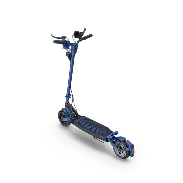 E-Scooter Offroad Blue PNG & PSD Images