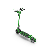 E-Scooter Offroad Green Fixed PNG & PSD Images
