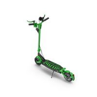 E-Scooter Offroad Green Fixed PNG & PSD Images