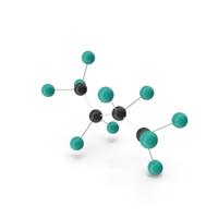 Butane Molecule PNG & PSD Images