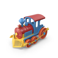 Toy Steam Locomotive PNG & PSD Images