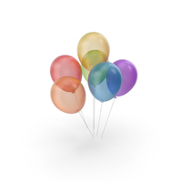 Balloons PNG & PSD Images