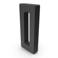 Digit 0 Black PNG & PSD Images