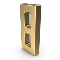 Digit 8 Gold PNG & PSD Images