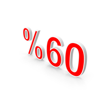 White And Red Discount 60% Symbol PNG & PSD Images