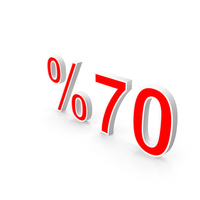 White And Red Discount 70% Symbol PNG & PSD Images