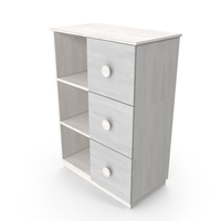 Children's Shelving Unit PNG & PSD Images